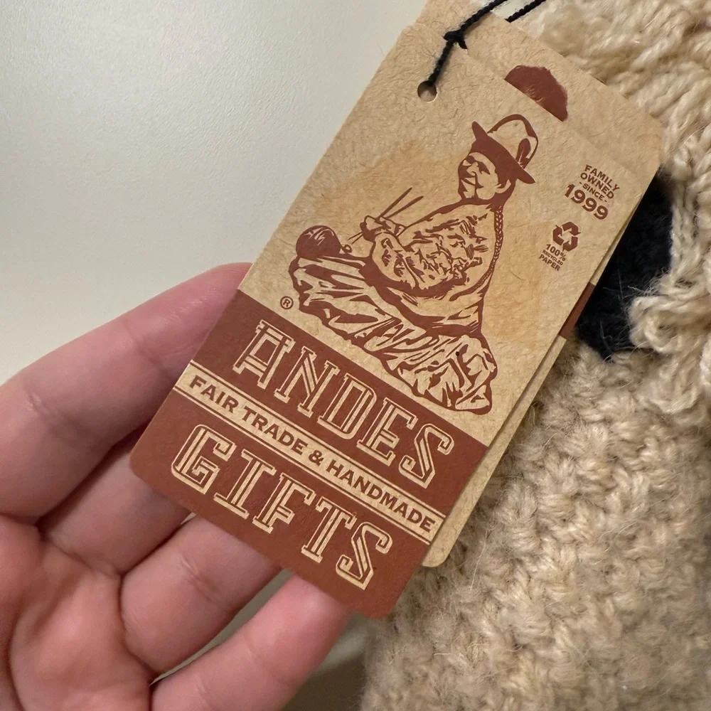 NWT Alpaca Wool Knitted Animal Hat – Handmade in Peru 🧶✨ - Picture 3 of 7